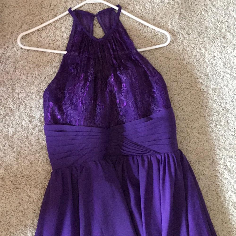 Purple prom dress